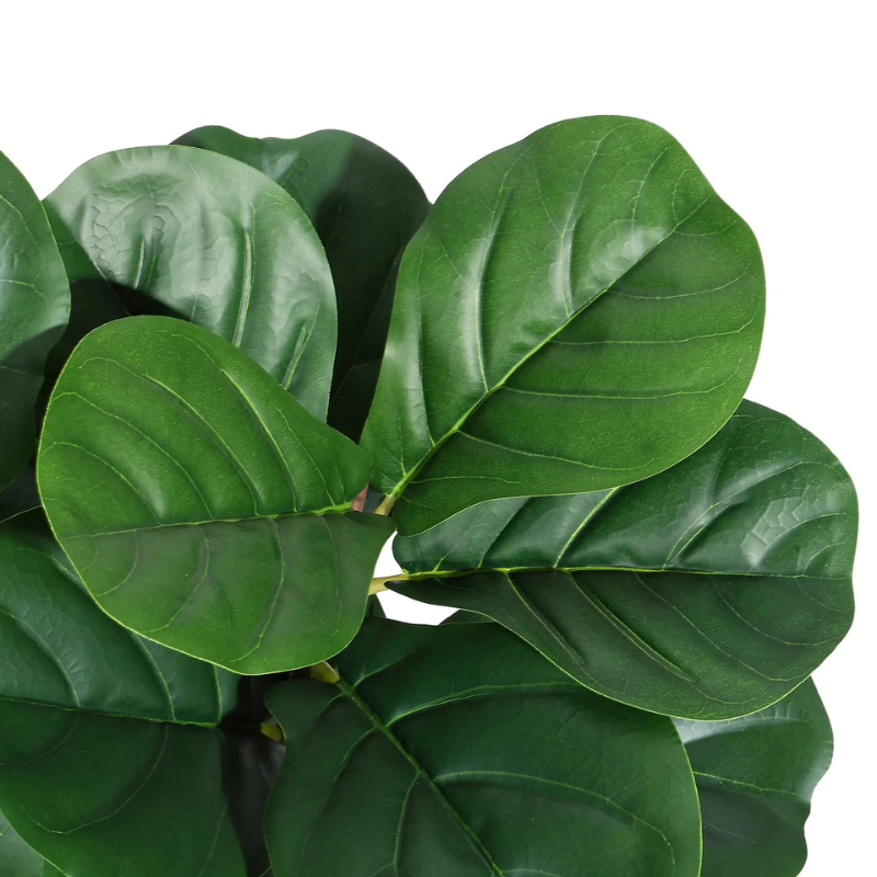 4ft Artificial Fiddle Leaf Fig Tree with 48 Leaves in 7.8" Pot