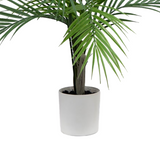 30" Artificial Palm Tree in Vanilla Planter for Indoor Decor