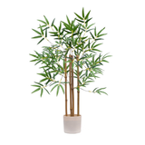 30" Artificial Indoor Bamboo Plant in Decorative Pot