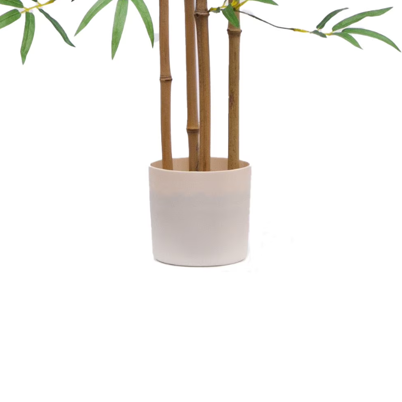 30" Artificial Indoor Bamboo Plant in Decorative Pot