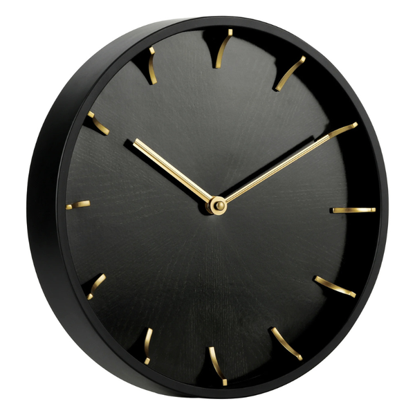 11.5" Modern Wood Wall Clock – Battery Powered